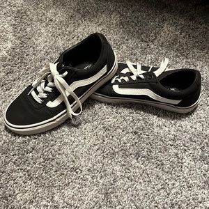 Black Vans - women's size 7
